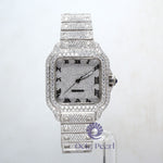 Hip Hop Iced Out Round Moissanite Women's Watch For Gift