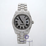 Round Moissanite Hip Hop Iced Out Day-Date Watches For Men