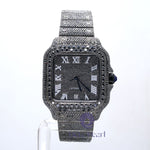 Full Black Moissanite Iced Out Hip Hop Men's Watch