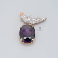 purple BROOCH