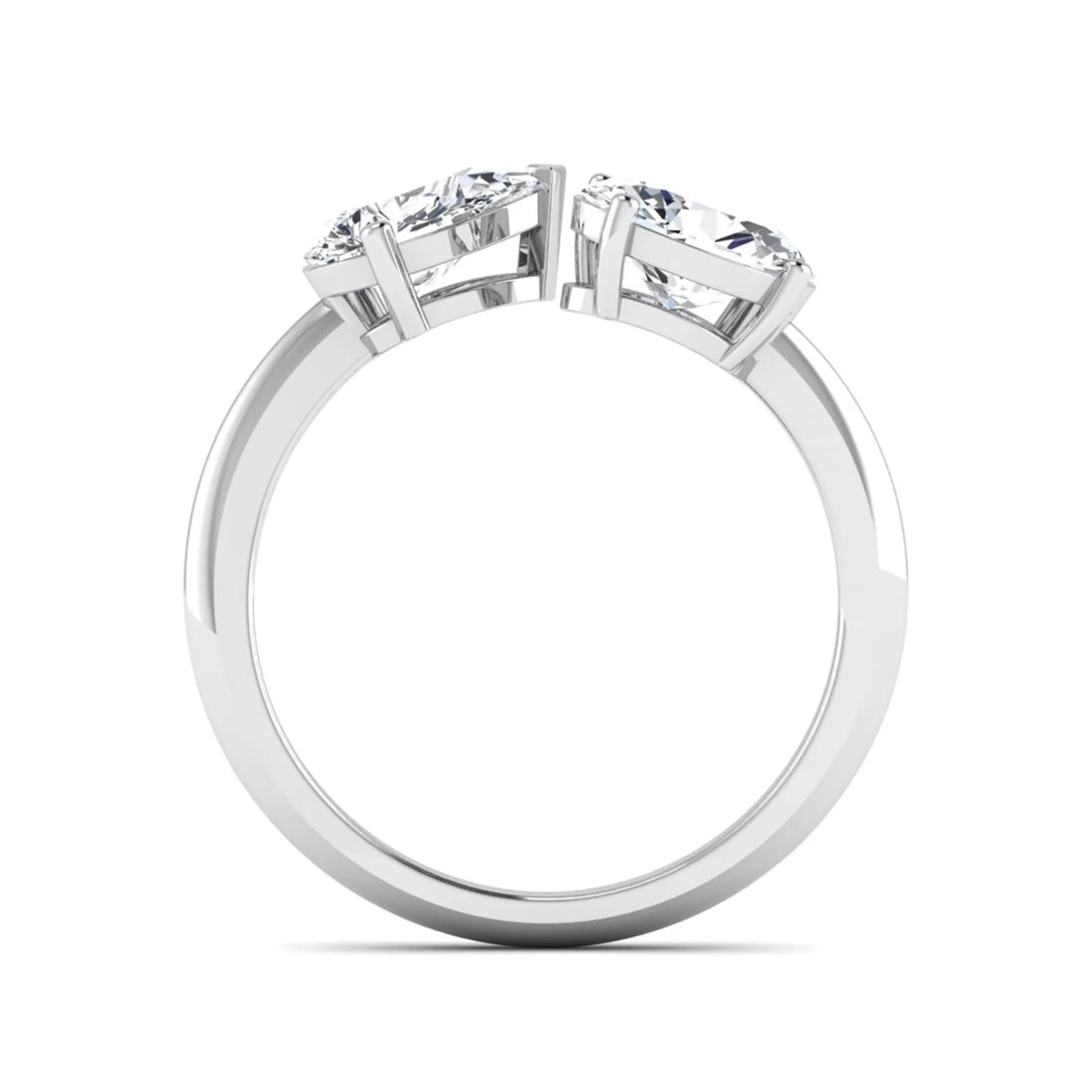 OctaPearl Pear & Oval Lab Grown Diamond Toi et Moi Ring