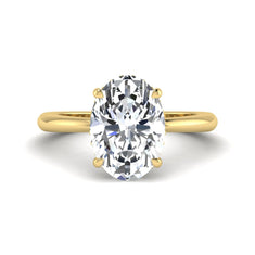 4.00 ct IGI Certified Oval Cut Lab grown Diamond Engagement Ring