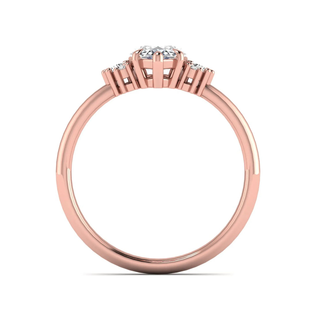 OctaPearl 1.5 ct Marquise Cut Lab Grown Diamond Engagement Ring