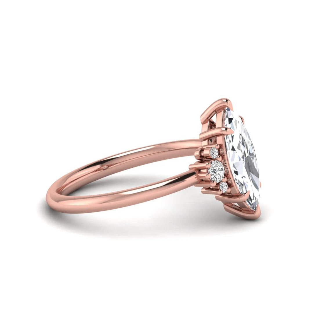 OctaPearl 1.5 ct Marquise Cut Lab Grown Diamond Engagement Ring