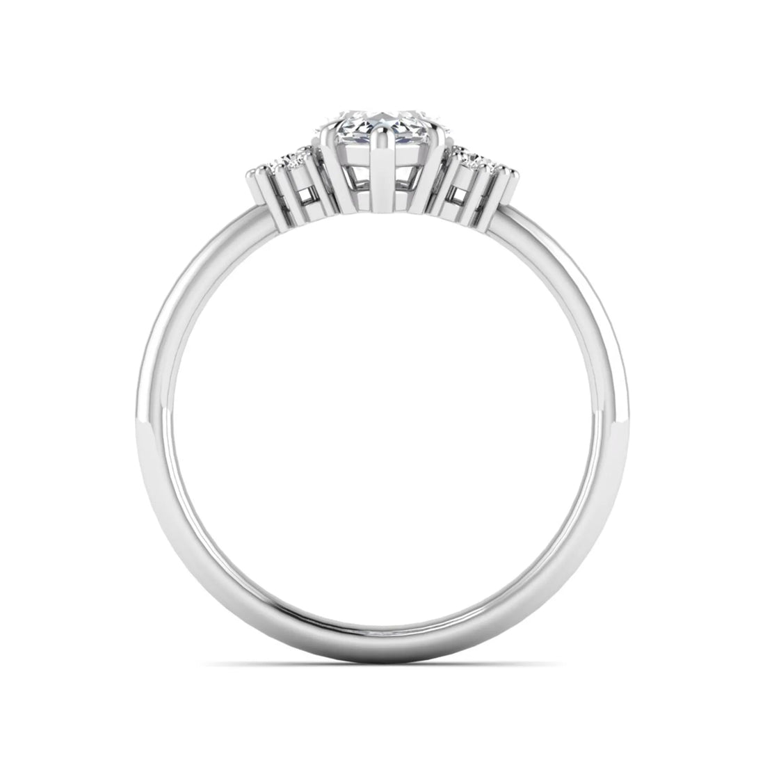 OctaPearl 1.5 ct Marquise Cut Lab Grown Diamond Engagement Ring