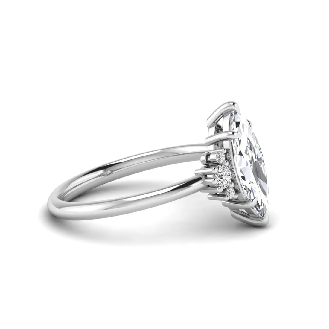 OctaPearl 1.5 ct Marquise Cut Lab Grown Diamond Engagement Ring