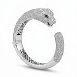 Panther Head Pave Diamond Bracelet – Animal Jewelry