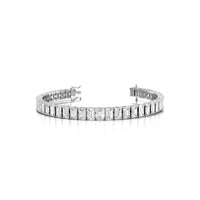 Diamond bracelet on a white background