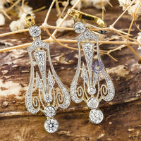 Gold Moissanite Stud Earrings