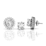 Unique Moissanite Stud Earrings