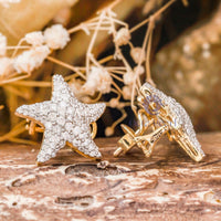 women star earrings