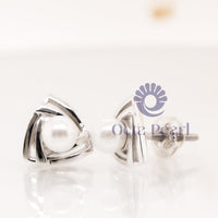 Freshwater Pearl Stud Earrings