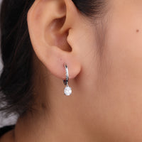 hoop earrings for women
lightweight bridal earrings,Moissanite huggie earrings, oval Moissanite drop earrings, solitaire Moissanite earrings