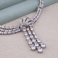 vintage inspired choker
glamorous wedding necklace