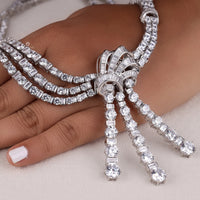 antique silver choker
evening statement necklace