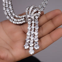 cocktail party jewelry
 tassel necklace