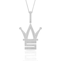 Round Cut Moissanite World Star Hip Hop Pendant For Men