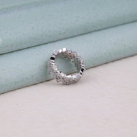 Silver ring with gemstones, stylish eternity ring, ethical engagement ring, recycled gold band, moissanite stacking band, modern wedding band