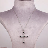 Iced Out Moissanite Cross Pendant Necklace for Men & Women