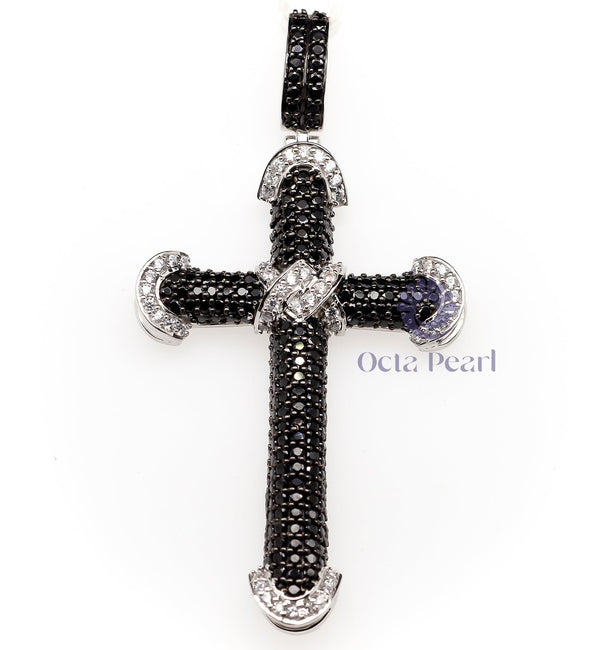 Black Diamond Cross Pendant