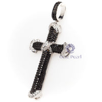 Black Diamond Cross Pendant