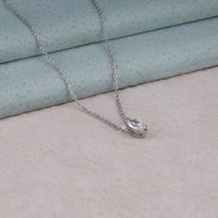 Moissanite pendant necklace
