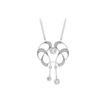 Round Cut Moissanite Victorian Art Deco Openwork Pendant Necklace