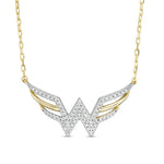 WONDER WOMEN Symbol Two Tone Necklace