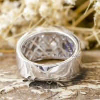 Men's Round Cut Moissanite Halo Ring For Wedding Engagement & Father's Day Gift