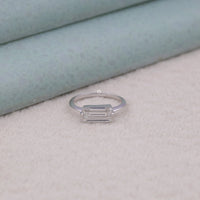 East West diamond Ring