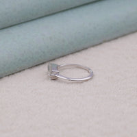 14K Gold Moissanite Promise Ring