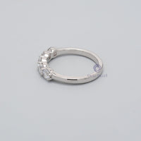 Five Stone Moissanite Wedding Band