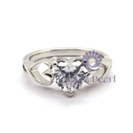 2ct Heart Shape Solitaire Ring For Wedding