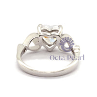 2ct Heart Shape Solitaire Ring For Wedding