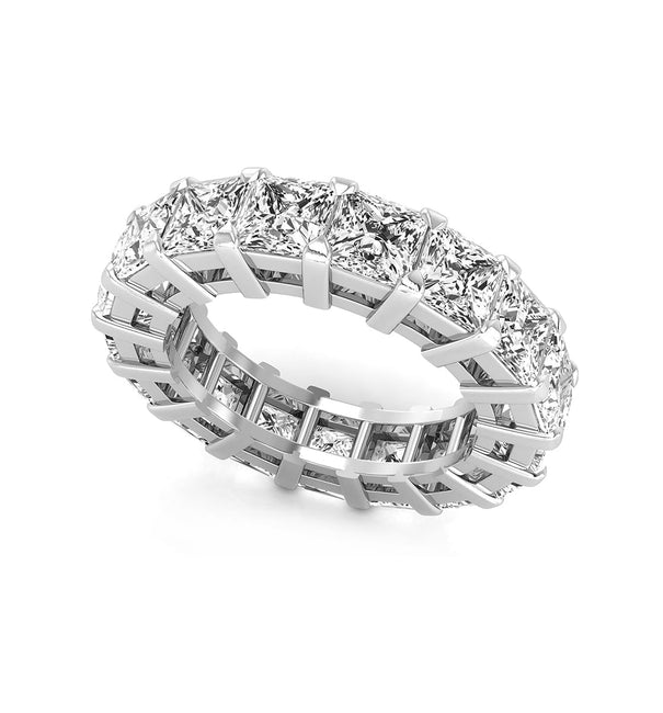 Princess Cut Full Eternity Band For Women