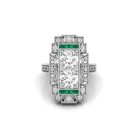 Art Deco Vintage Dinner Ring For Any Occasion
