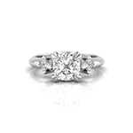 Euro Shank Engagement Ring Princess Cut