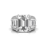 Emerald Cut Cocktail Ring