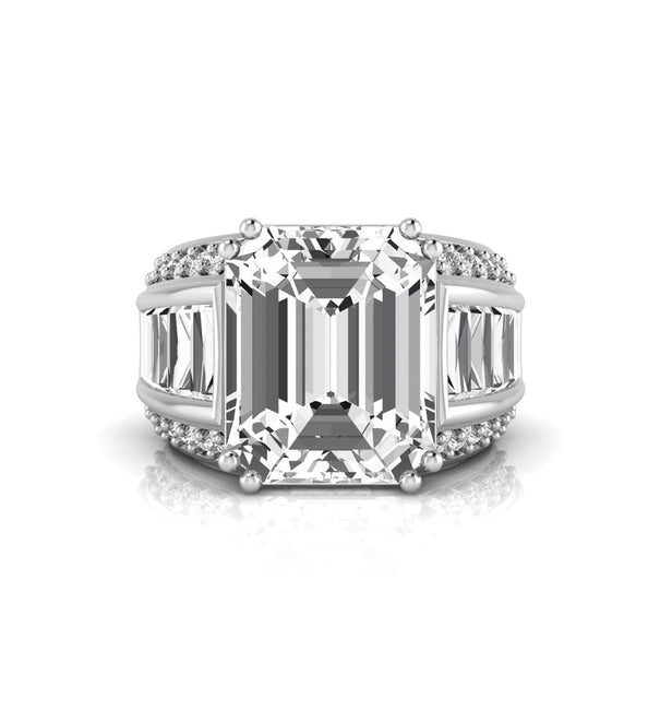 Emerald Cut Cocktail Ring