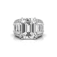 Emerald Cut Cocktail Ring