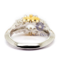 Three-stone Princess Engagement ring