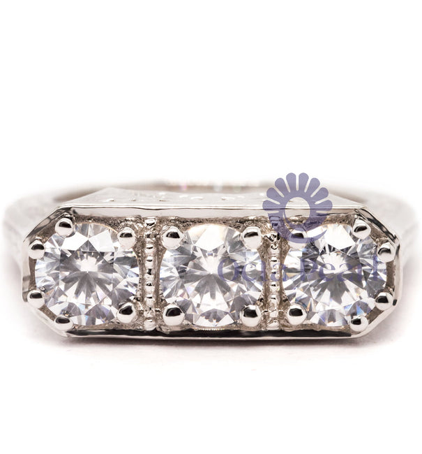 Art Deco inspired Vintage Engagement Ring