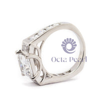 Princess Cut Wedding Ring Euro Shank