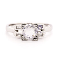 Five Stone CZ Engagement Ring