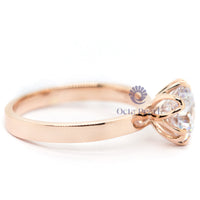 Rose Gold Solitaire Engagement Ring