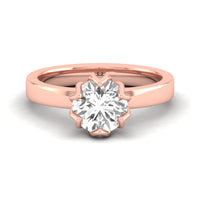 Rose Gold Solitaire Engagement Ring