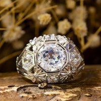 Moissanite Engagement & Wedding Ring For Men