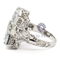 Filigree Bow Motif Edwardian-Style Ring