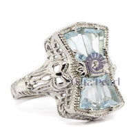 Filigree Bow Motif Edwardian-Style Ring