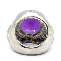 Amethyst CZ Ring for Men